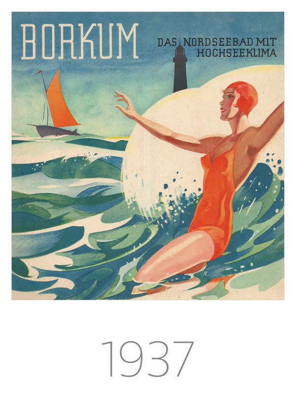Titelseite des Borkumer Gastgeberverzeichnisses von 1937
