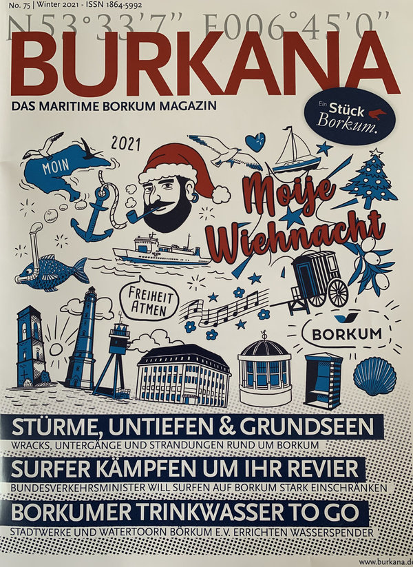 No.75 BURKANA - Das maritime Borkum Magazin